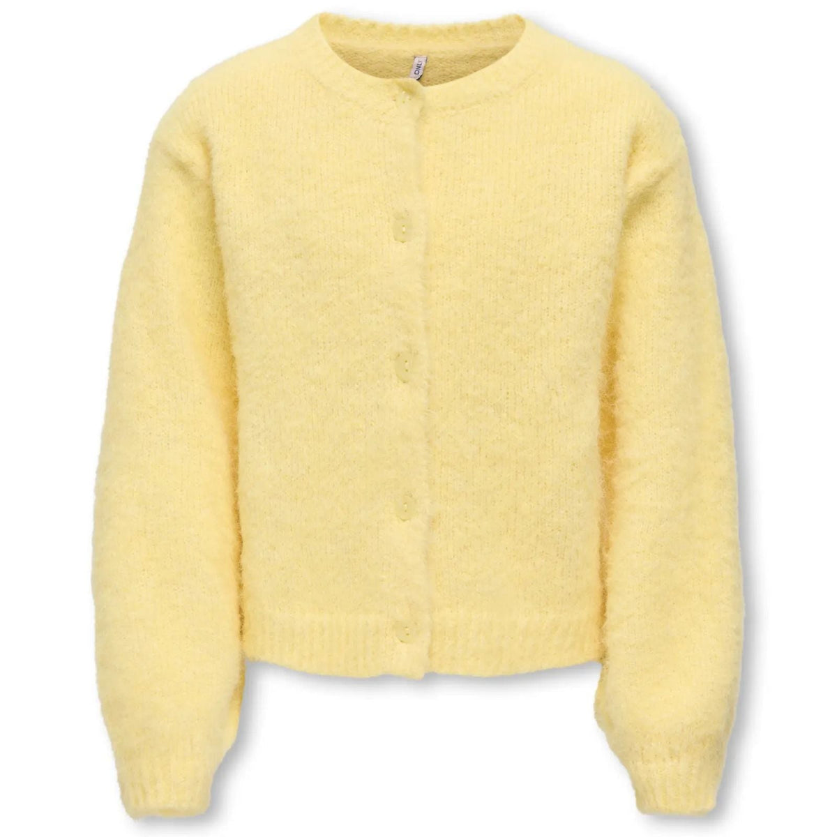 Lichtgeel o-neck knit vest Galo - Capuchon Fashion