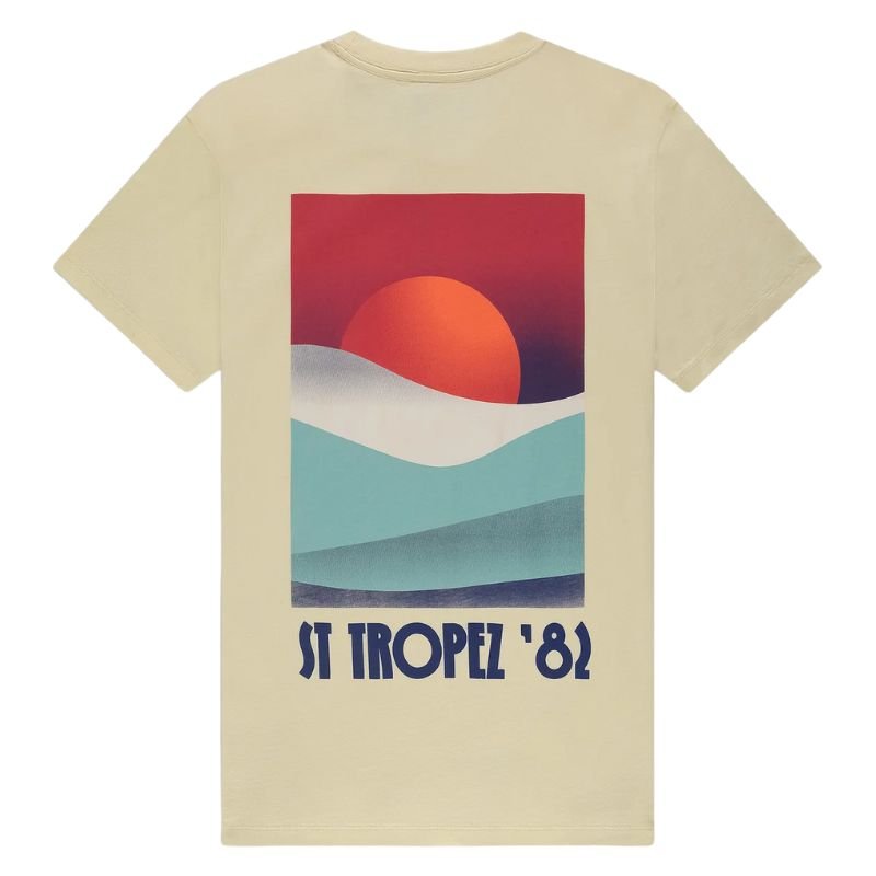 Lichtgeel t-shirt Tropez - Capuchon Fashion