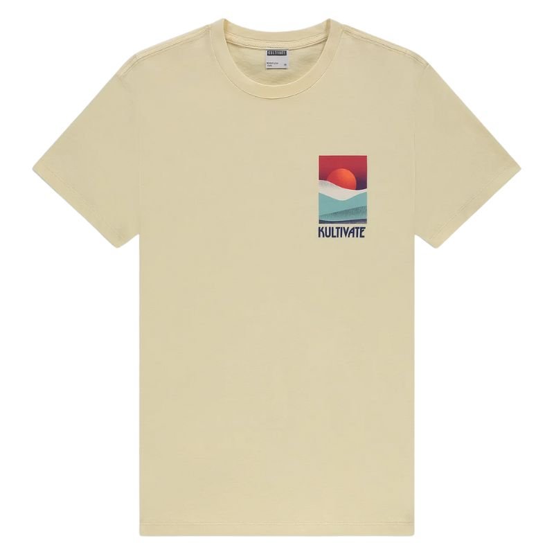 Lichtgeel t-shirt Tropez - Capuchon Fashion