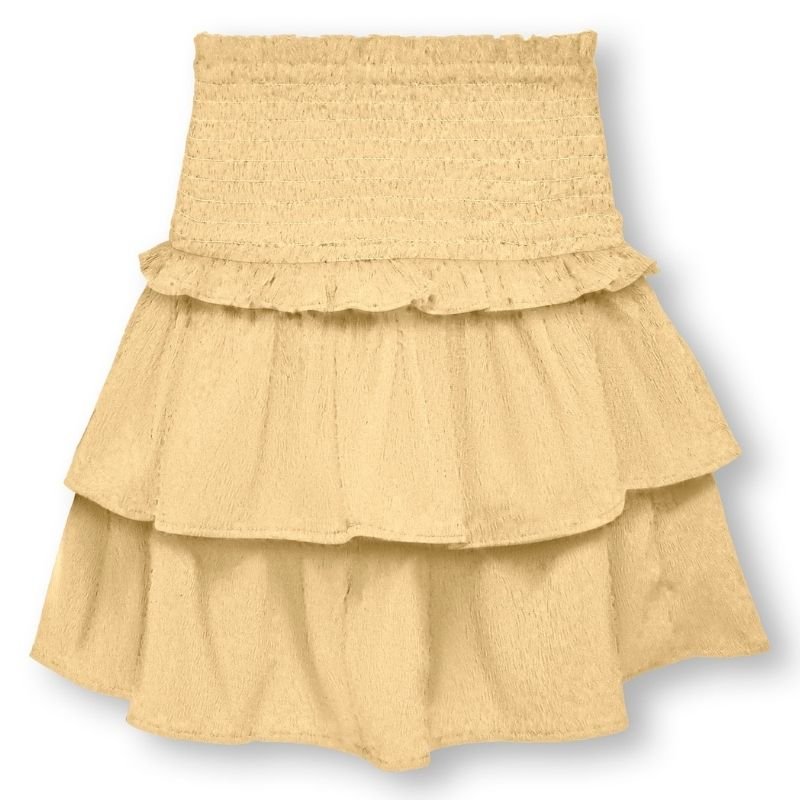 Lichtgele smock skort Ida Amanda - Capuchon Fashion