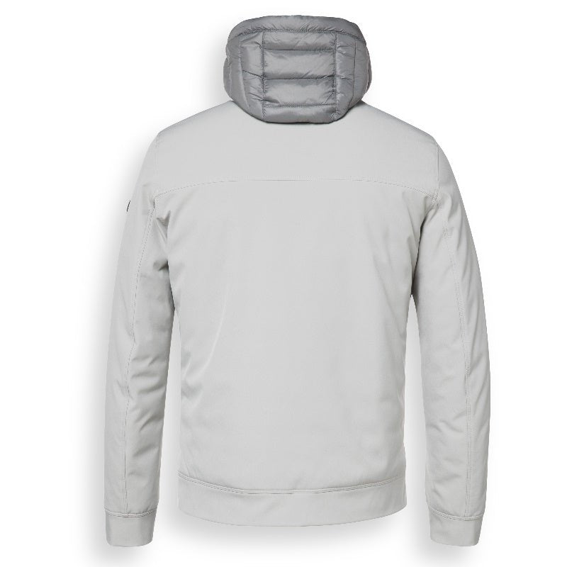 Lichtgrijze jacket Cooper - Capuchon Fashion