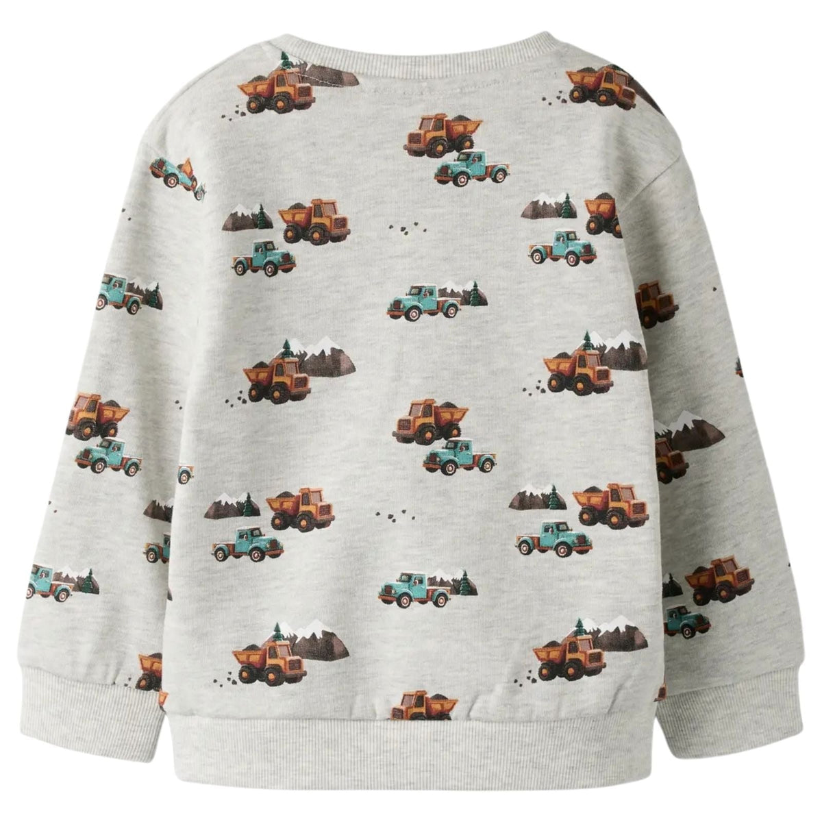 Lichtgrijze regular fit sweater Onikian - Capuchon Fashion