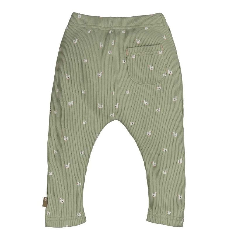 Lichtgroen geprinte legging Goose - Capuchon Fashion