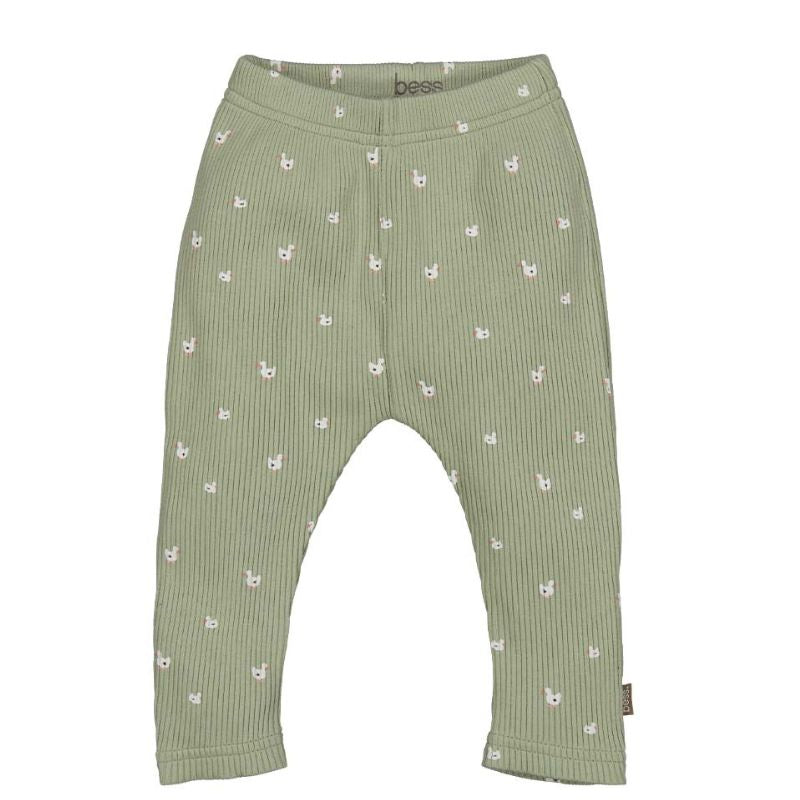 Lichtgroen geprinte legging Goose - Capuchon Fashion