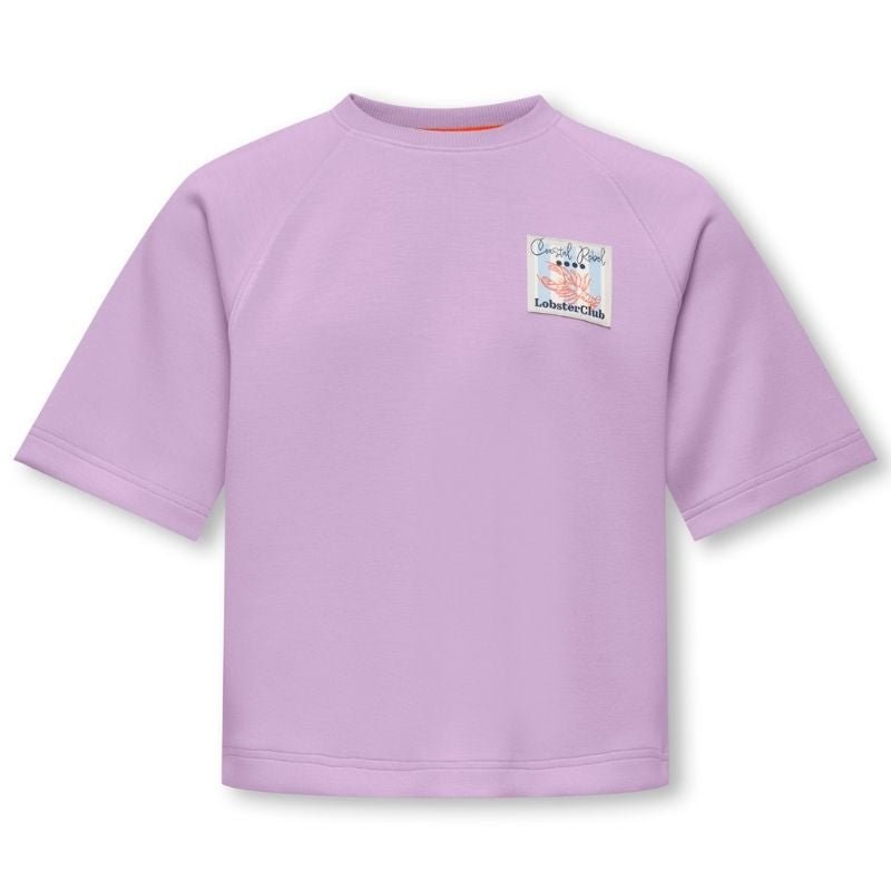 Lichtpaars loose fit t-shirt Ada - Capuchon Fashion