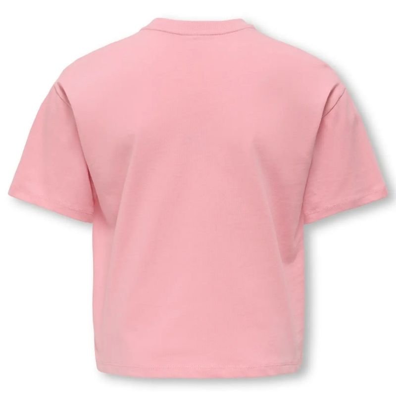 Lichtroze geprint t-shirt Jasmine - Capuchon Fashion