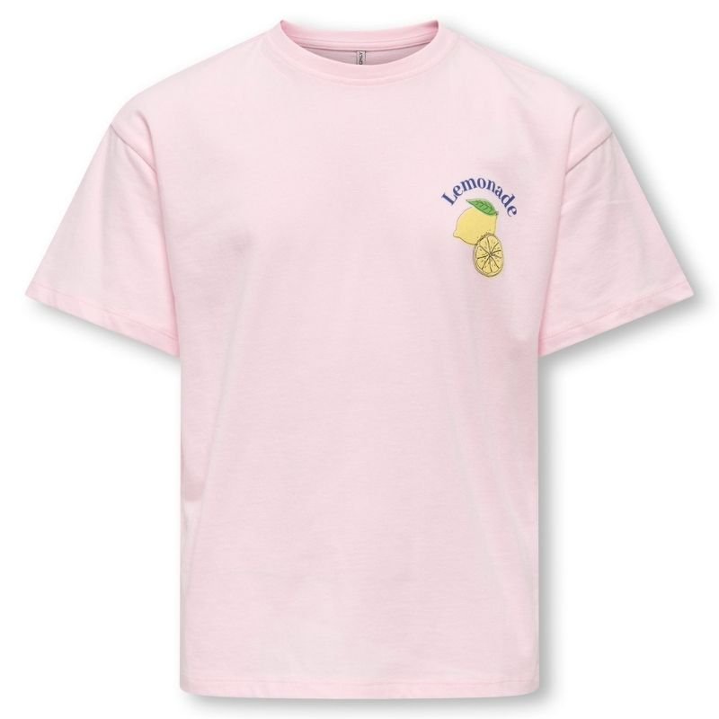 Lichtroze relaxed fit t-shirt Cana - Capuchon Fashion