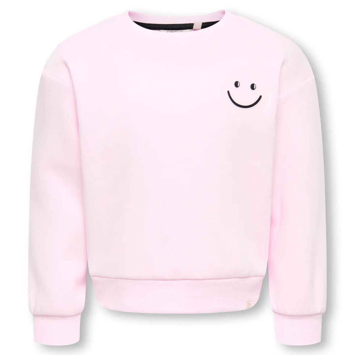 Lichtroze Smiley boxy sweater Sophia - Capuchon Fashion