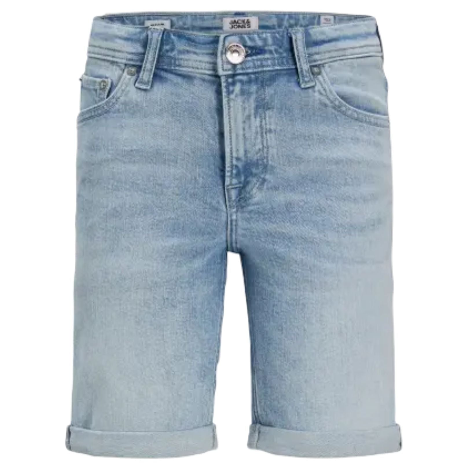 Light Blue Denim regular fit short Rick Original - Capuchon Fashion