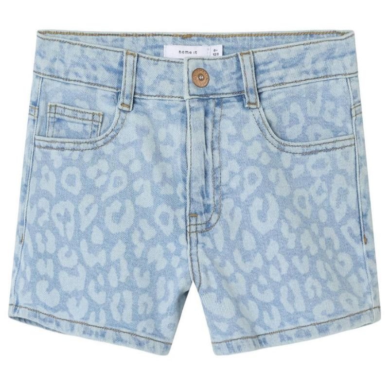 Light Blue Denim short Rose - Capuchon Fashion