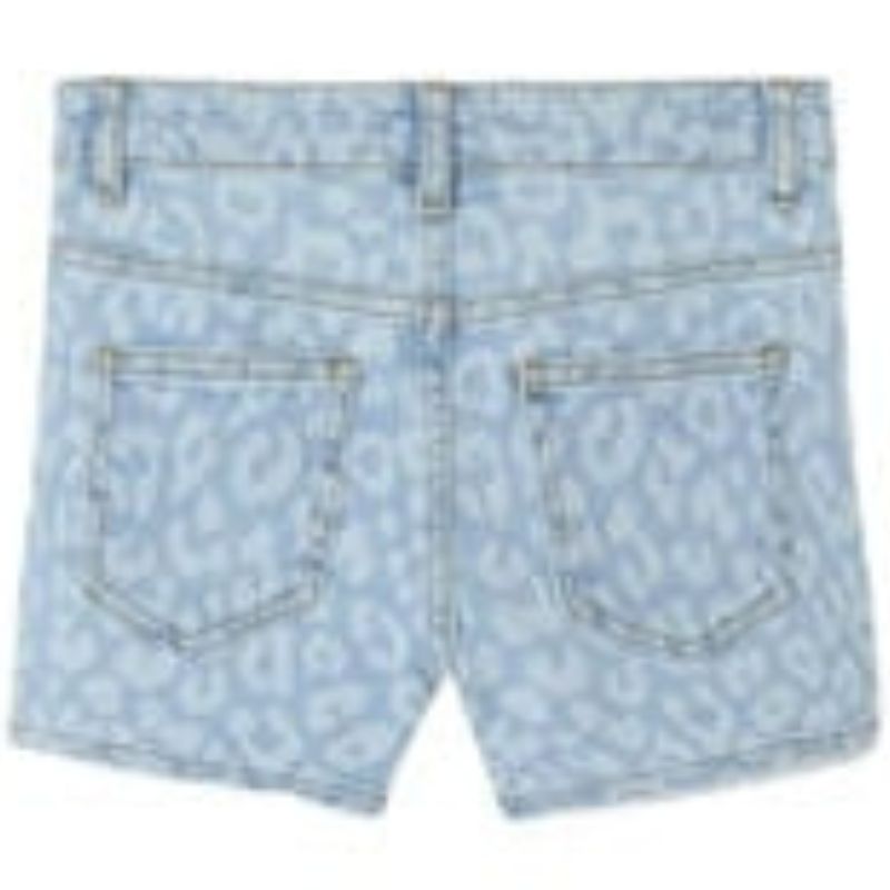 Light Blue Denim short Rose - Capuchon Fashion