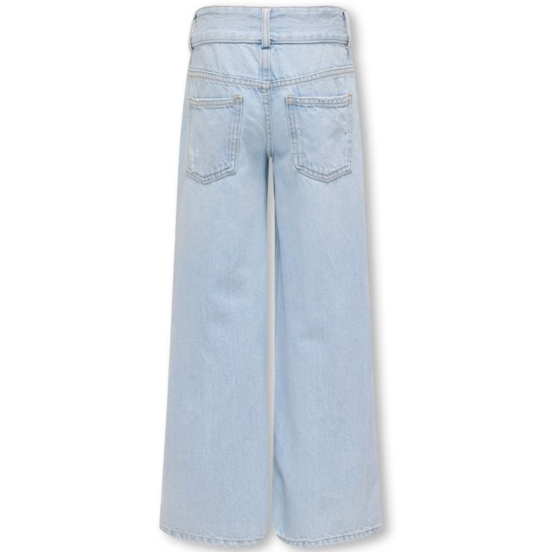 Light Blue Denim wide jeans Mott - Capuchon Fashion