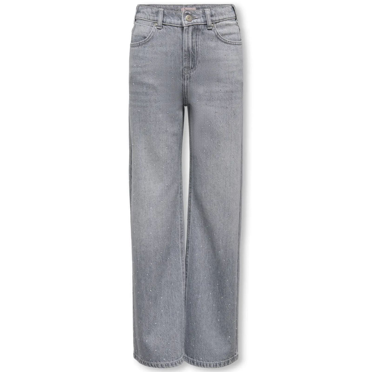 Light Grey Denim wide fit jeans Cobain - Capuchon Fashion