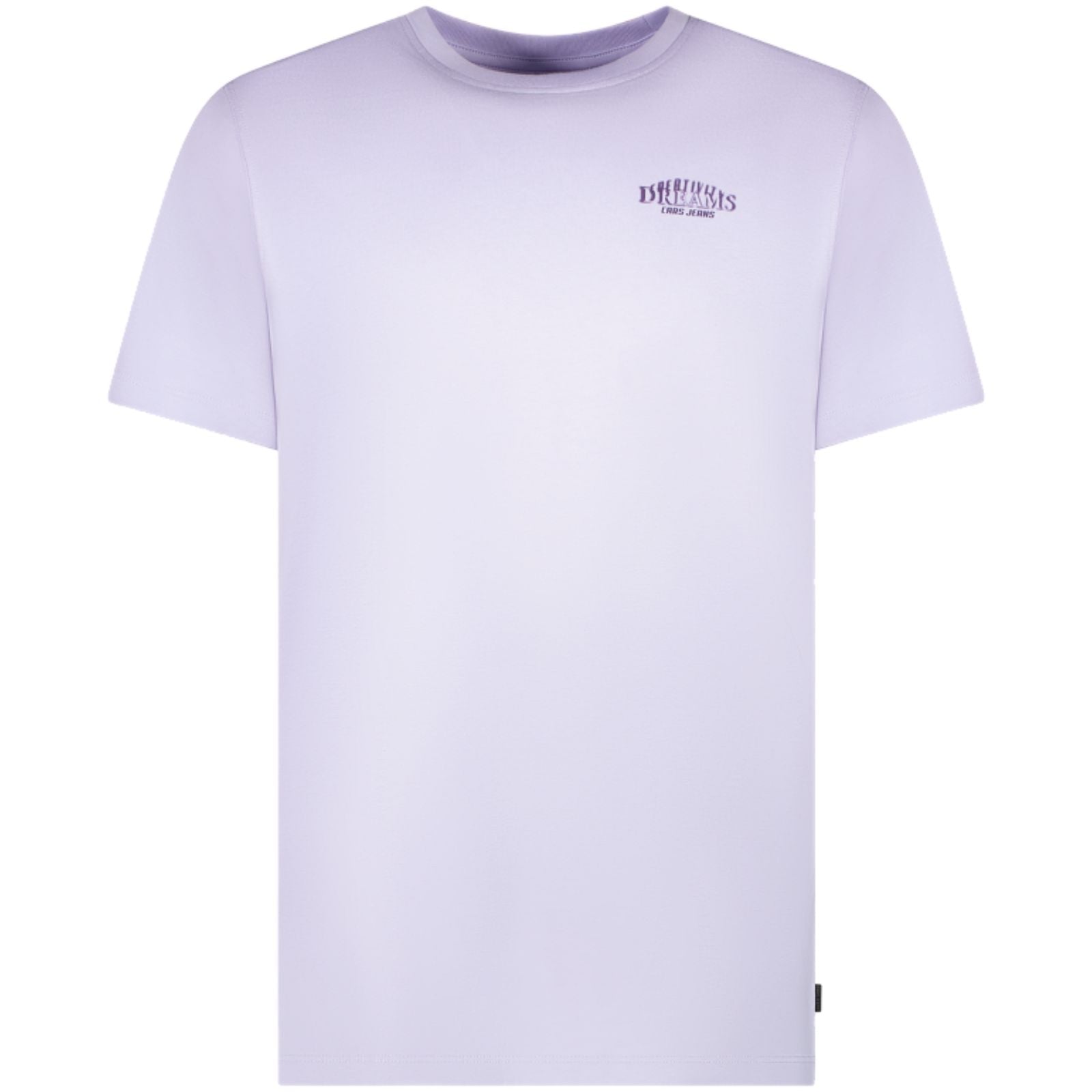 Lila ronde hals backprint t-shirt Axor - Capuchon Fashion
