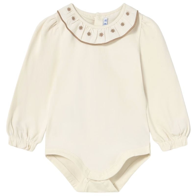 Macchiato body with embroidered collar - Capuchon Fashion