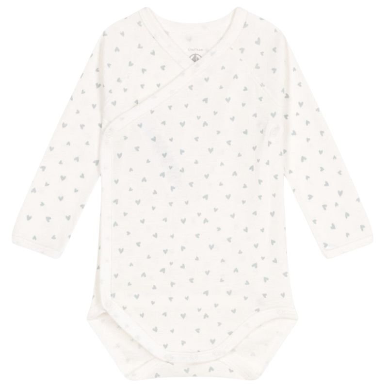 Marshmallow/Gomme COMP BODY NAISS ML - Capuchon Fashion