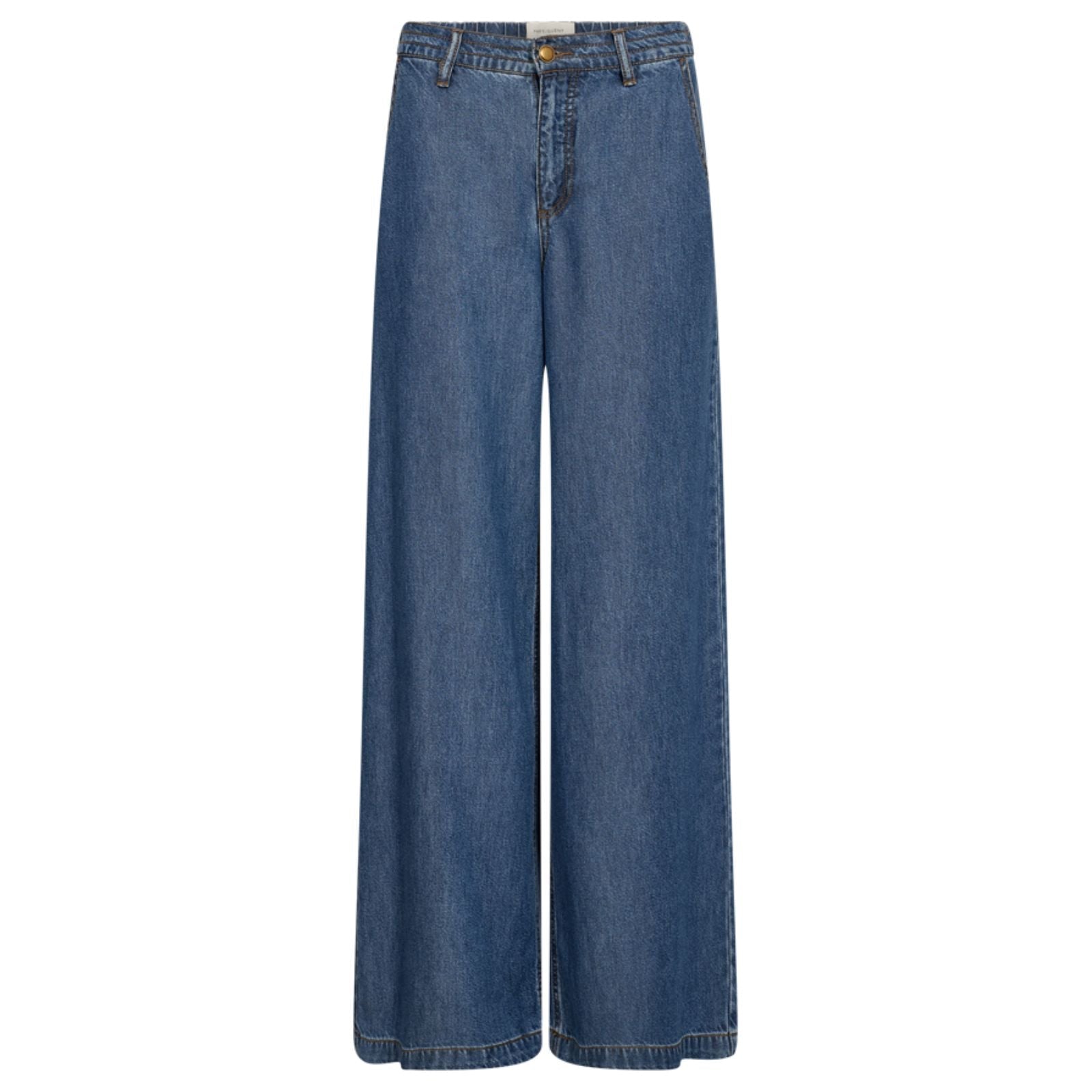 Medium Blue Denim lyocell jeans Milo - Capuchon Fashion