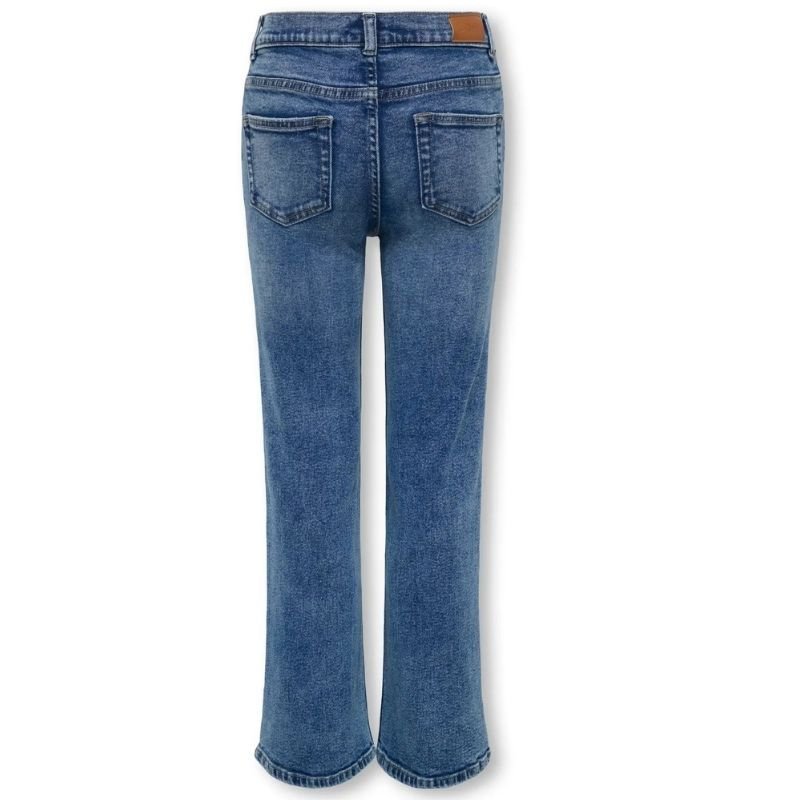 Medium Blue Denim wide jeans Juicy Damaged - Capuchon Fashion