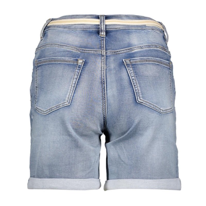 Mid Blue Denim jogg short 51005 - Capuchon Fashion