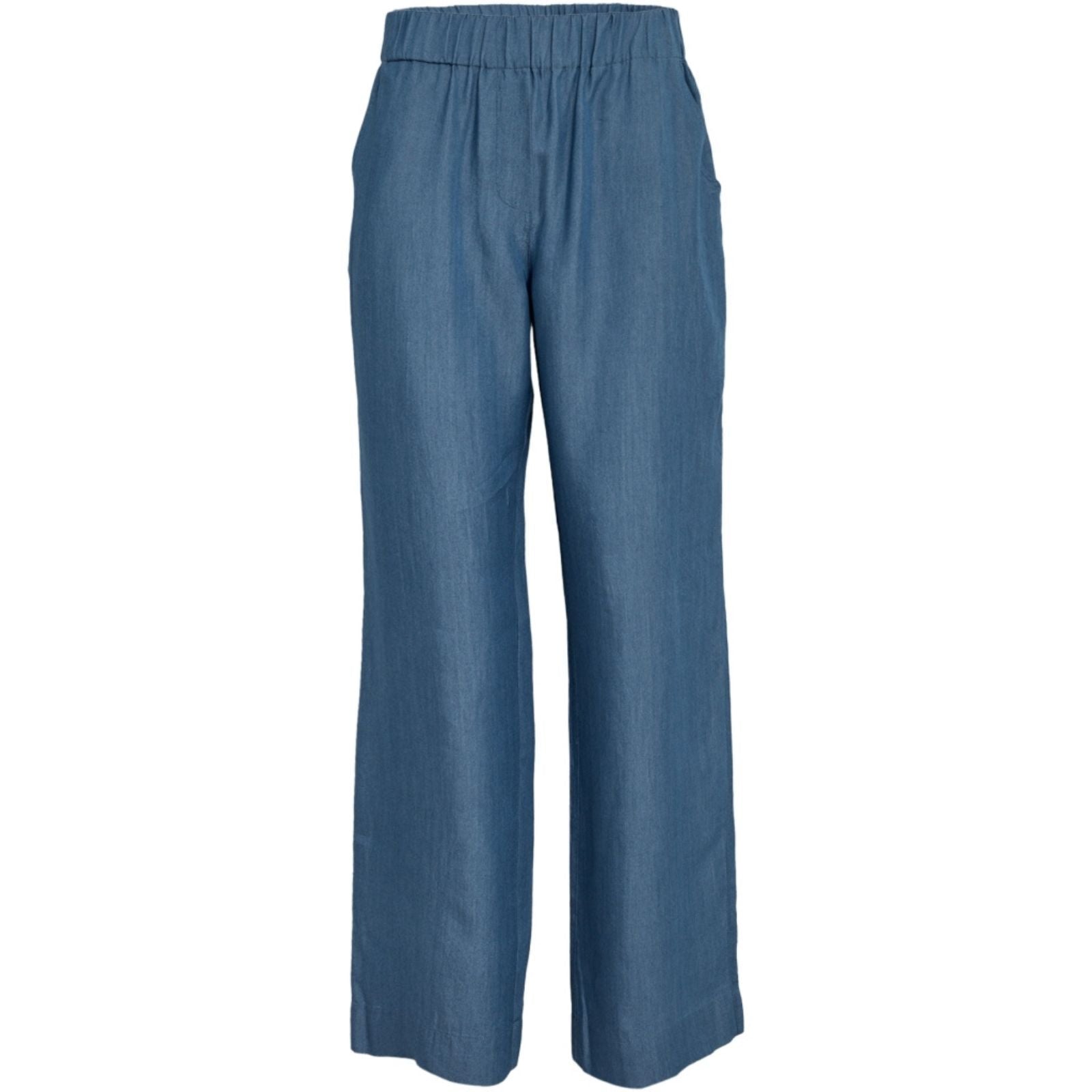 Mid Blue mid waist pantalon Mirja - Capuchon Fashion