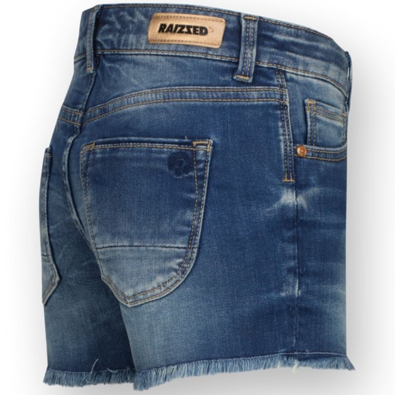 Mid Blue Stone short Louisiana - Capuchon Fashion