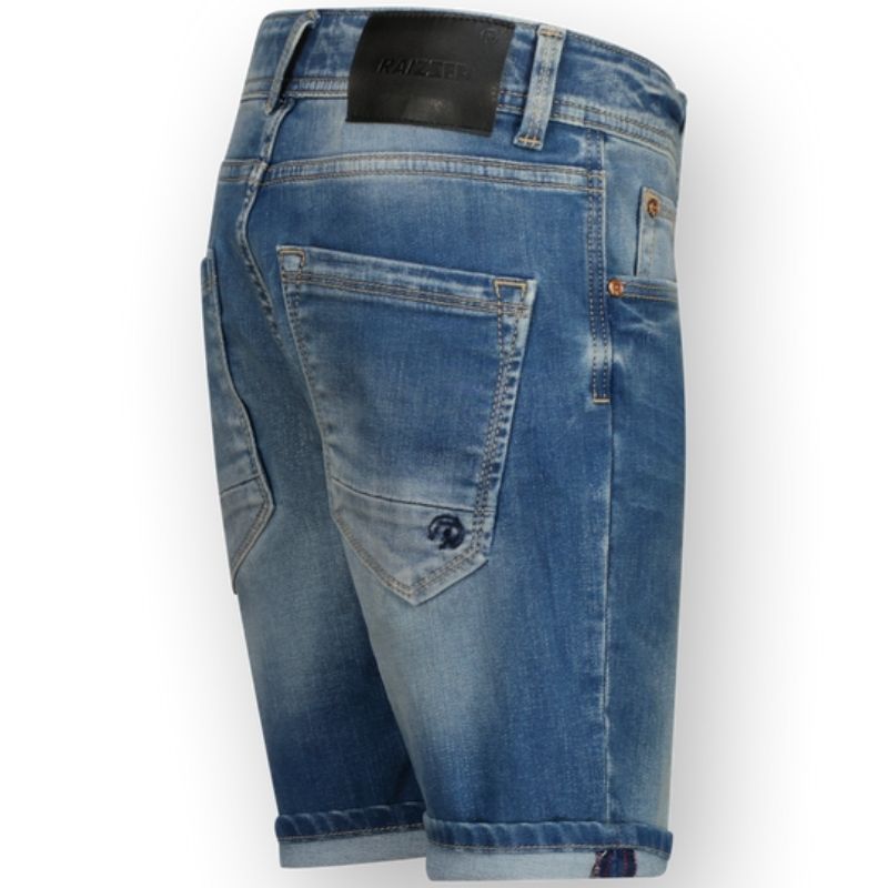 Mid Blue Stone short Oregon - Capuchon Fashion