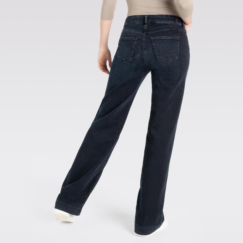 Midnight Blue Wash jeans Dream Wide - Capuchon Fashion