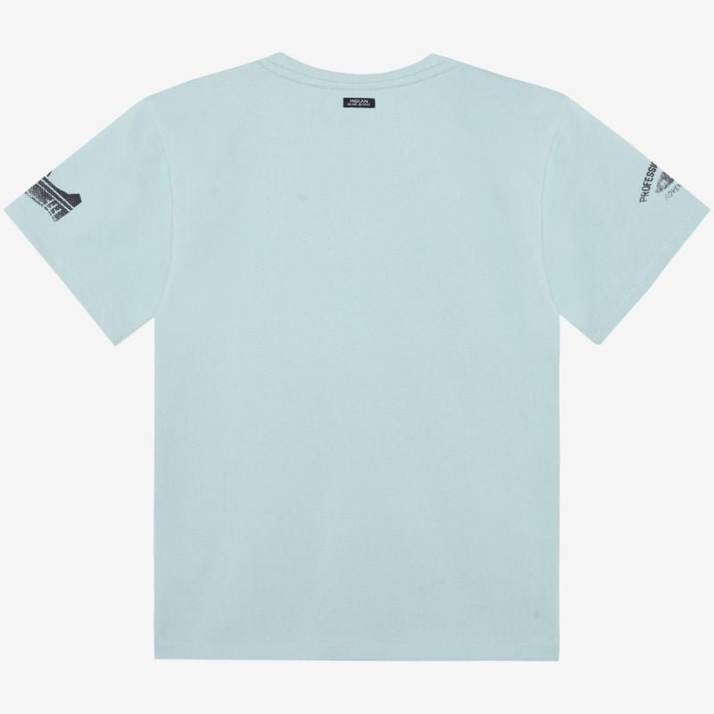 Mintgroen allover geprint t-shirt 960653 - Capuchon Fashion