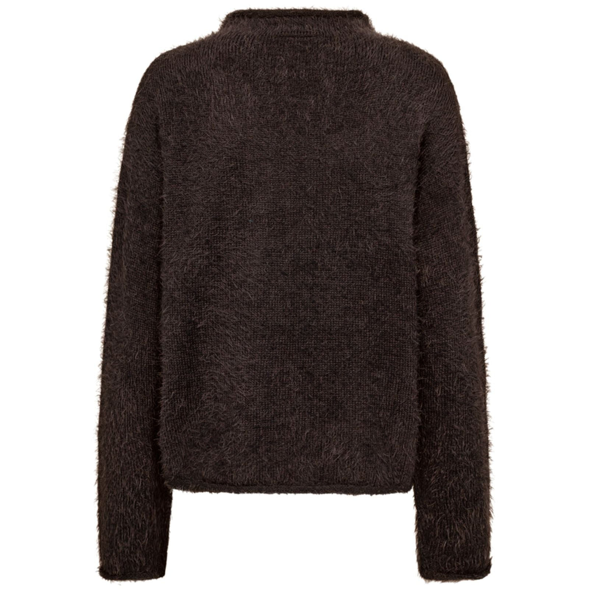 Mole feather knit pullover Cat - Capuchon Fashion