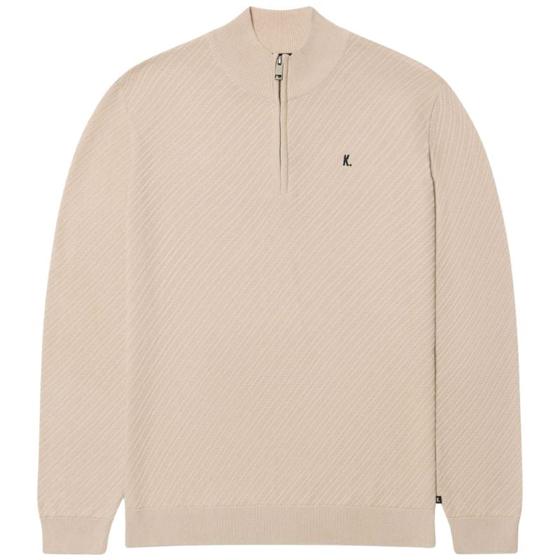 Moonbeam knitted pullover Crossed Zip - Capuchon Fashion