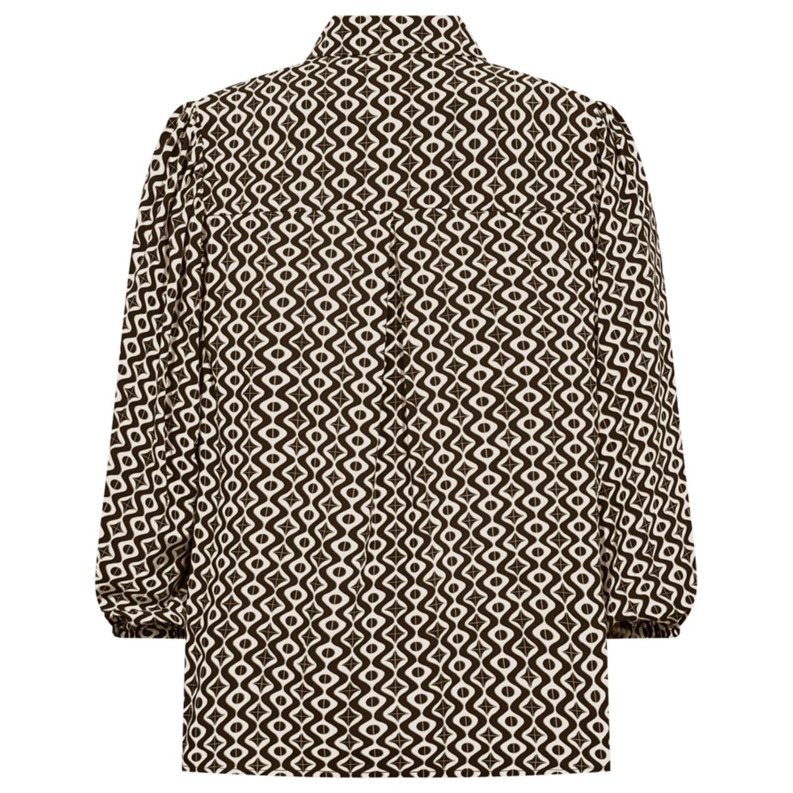 Moonbeam met Mole geprint shirt Adney - Capuchon Fashion