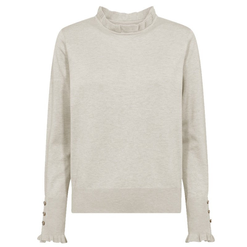 Moonbeam ruffled pullover Katie - Capuchon Fashion