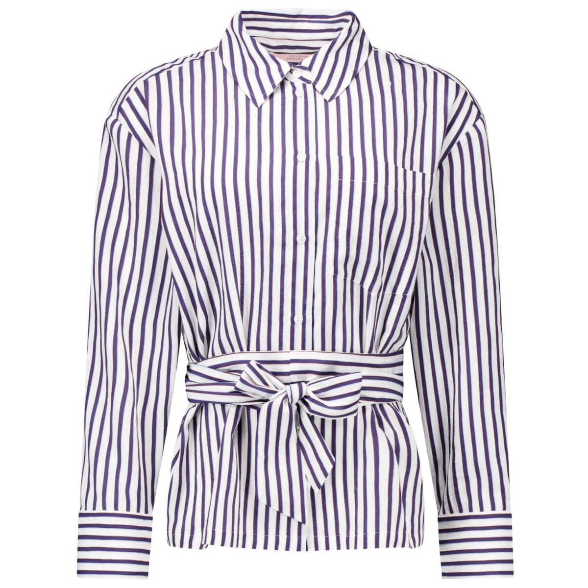 Multi Color blouse Jada Poplin Stripe - Capuchon Fashion