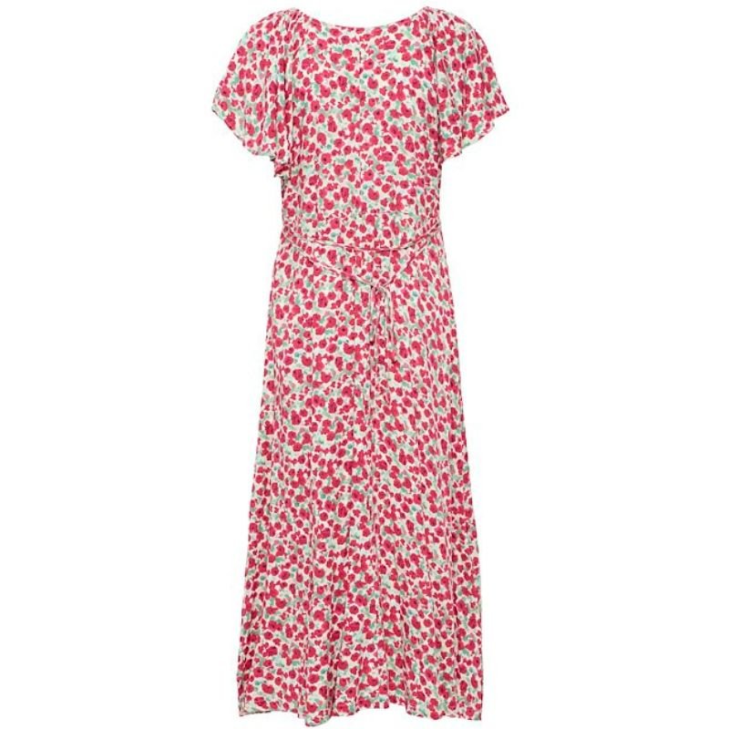 Multi Flower geprinte jurk Aya - Capuchon Fashion