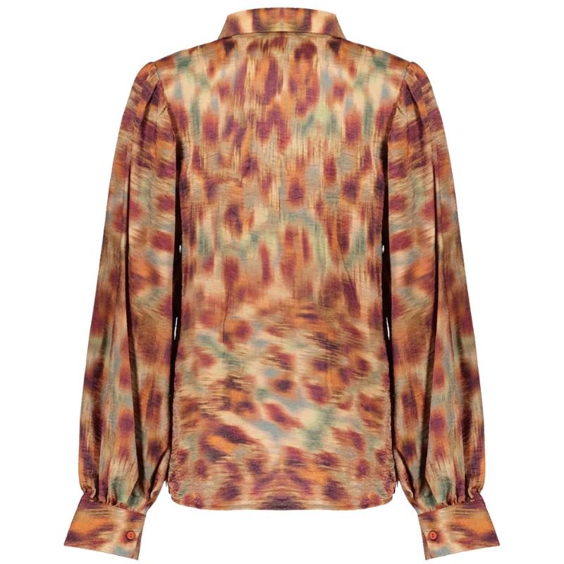Multicolor geprinte blouse 53656 - Capuchon Fashion