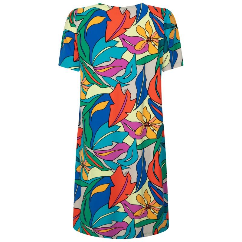 Multicolor geprinte jurk Julia - Capuchon Fashion