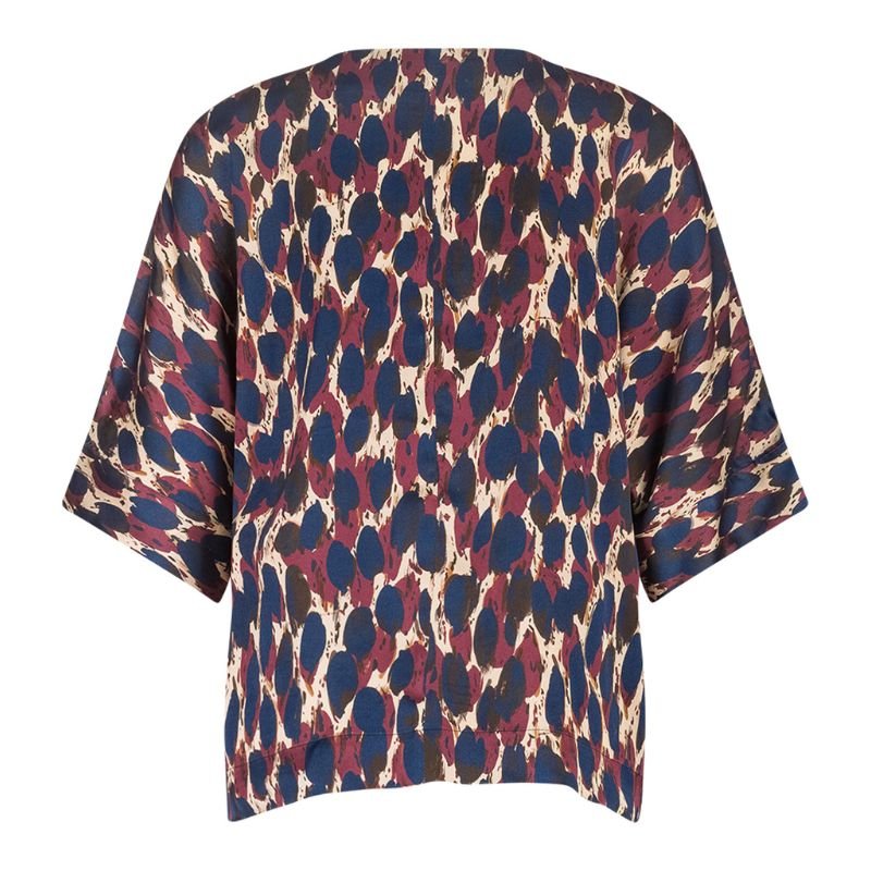 Multicolor geprinte top Madison animal - Capuchon Fashion