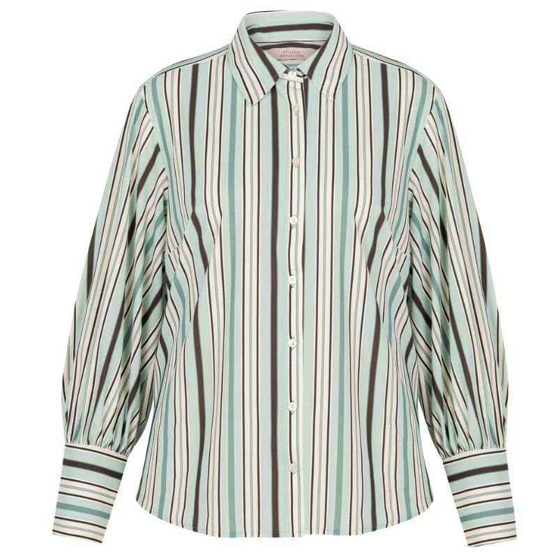 Multicolor gestreepte blouse Rensje - Capuchon Fashion