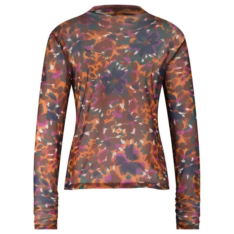 Multicolor top Francie mesh flower - Capuchon Fashion
