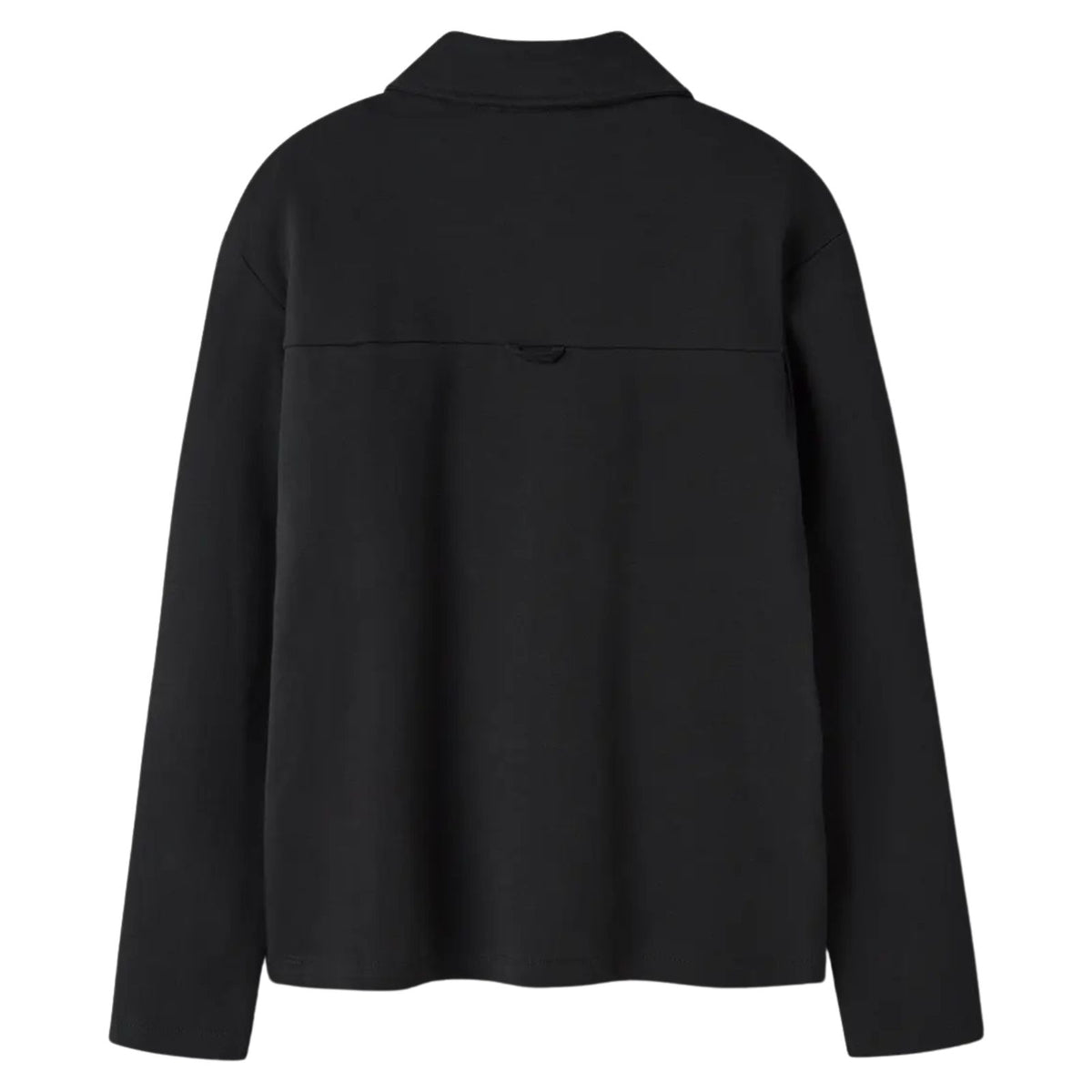 Zwart regular fit overshirt Niall