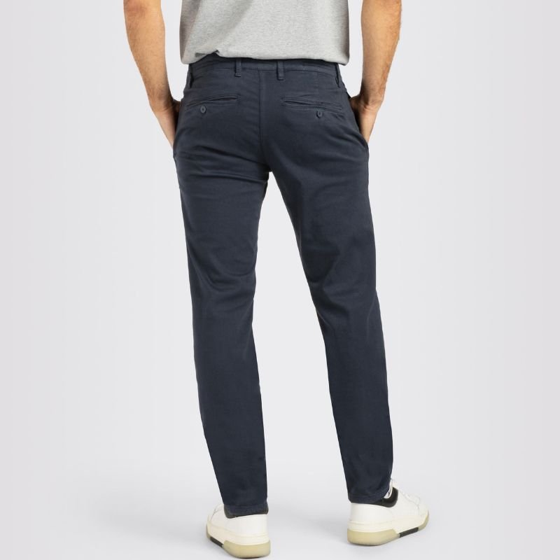 Donkerblauwe chino broek Driver - Capuchon Fashion