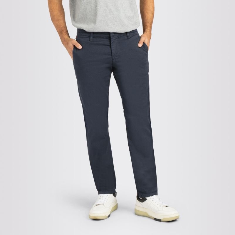 Donkerblauwe chino broek Driver - Capuchon Fashion