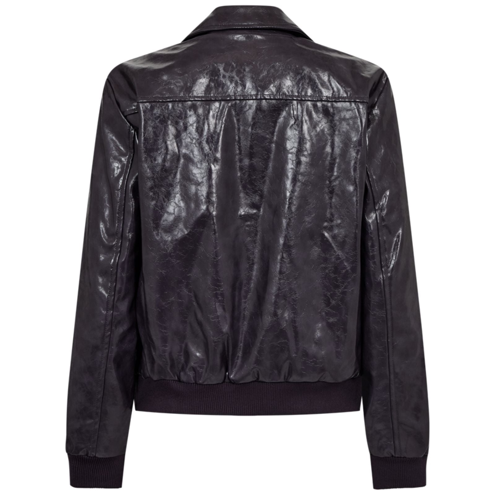 Nightshade faux leather jacket Janny - Capuchon Fashion