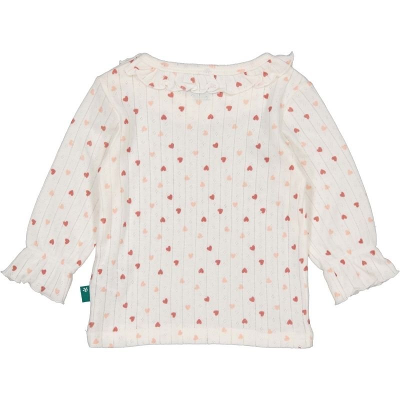 Off white shirt Ajour Hearts 261037 - Capuchon Fashion