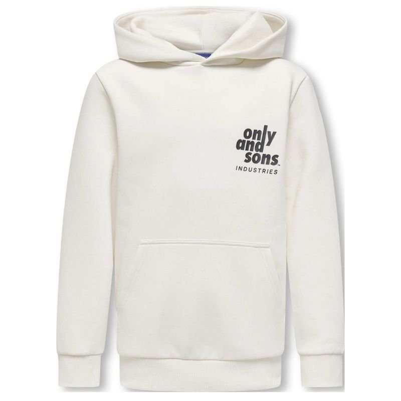 Offwhite backprint hoodie Hudson - Capuchon Fashion