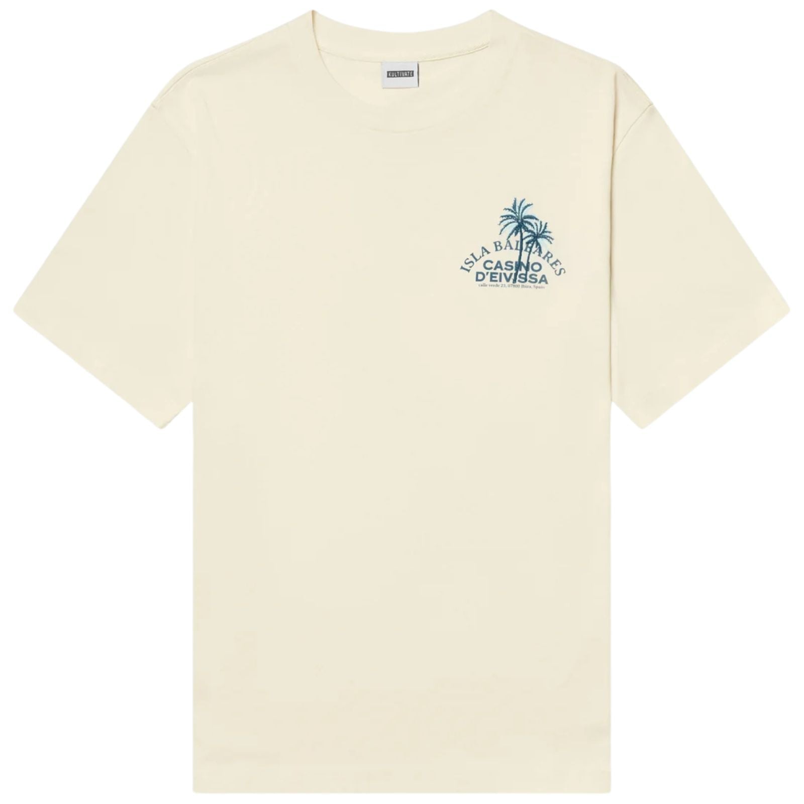Offwhite backprint t-shirt Casino - Capuchon Fashion