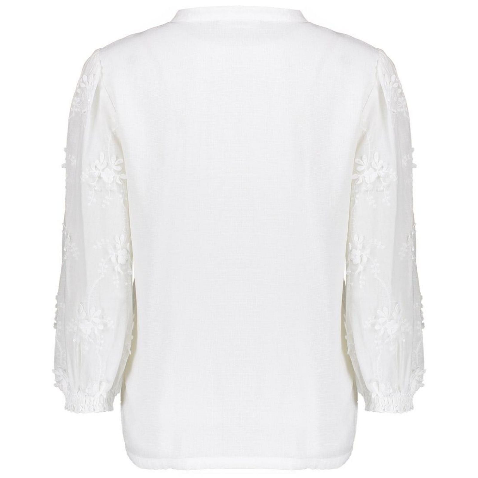 Offwhite embroidery blouse 63230 - Capuchon Fashion