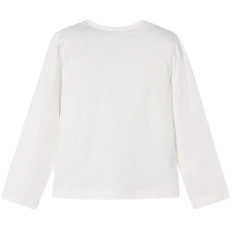 Offwhite longsleeve jurk - Capuchon Fashion