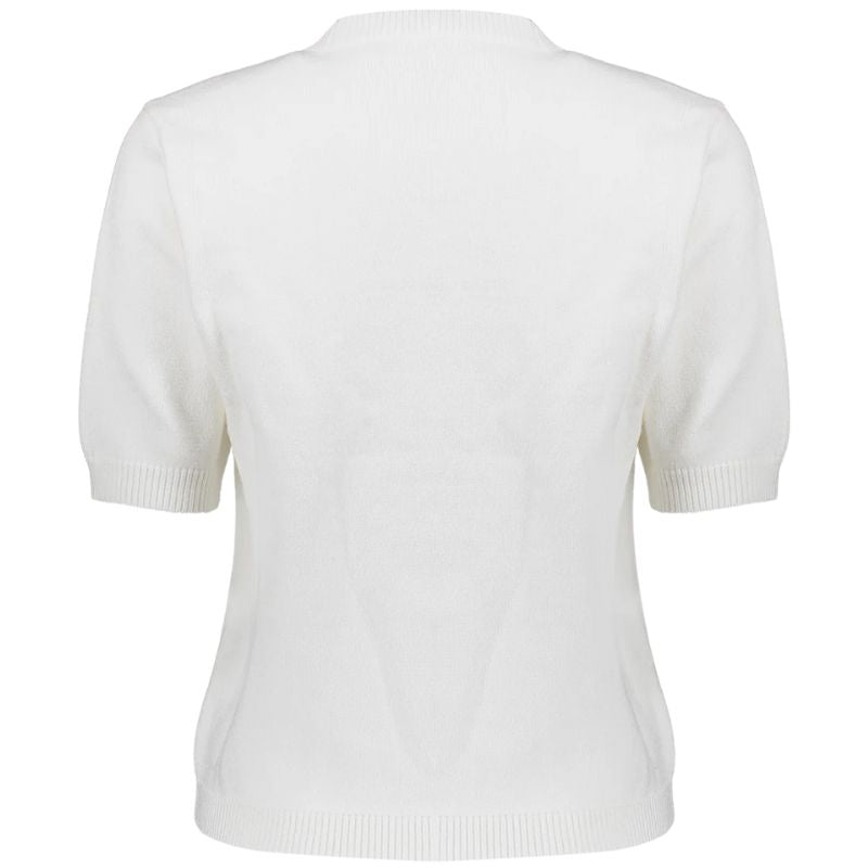 Offwhite pearls pullover 54508 - Capuchon Fashion