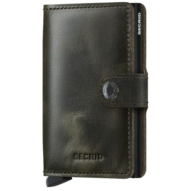 Olive miniwallet Vintage - Capuchon Fashion